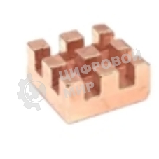 Медный радиатор 10х10х 4 мм