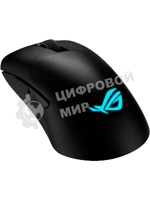 Мышь беспроводная/проводная ASUS ROG Keris Wireless AimPoint черный, 36000 dpi, радиоканал, Bluetooth, USB, кнопки - 5