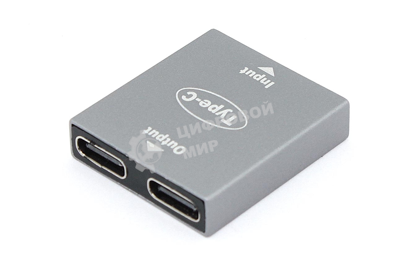 Переходник Type-C мама на 2 мама