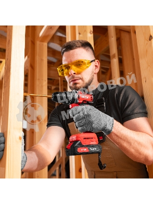 Дрель-шуруповерт MTX CIDS-BL-20, 20 В, 2 Ач, 60 Нм, бесщеточный, ударный