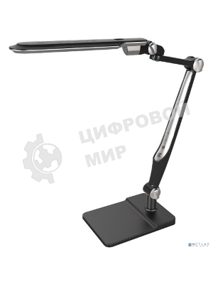 Светильник настольный KD-831 C02 LED 10Вт 230В основание+струбцина 600лм сенс. рег. яркости цветов. темп. черный Camelion 14017
