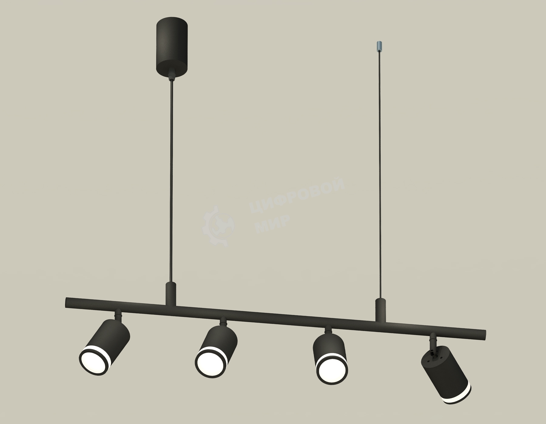 Светильник Ambrella light XB9002150/4 SBK/FR черный песок/белый матовый MR16 GU5.3 (С9002, С6313, N6221)
