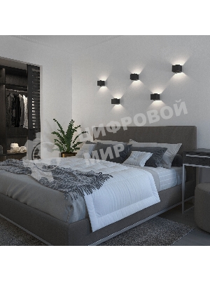 Светильник настенный светодиодный MRL LED 1060 / Corudo LED чёрный
