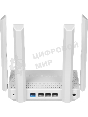 Роутер беспроводной Keenetic Netcraze Sprinter (NС-3711) AX3000 10/100/1000BASE-TX белый