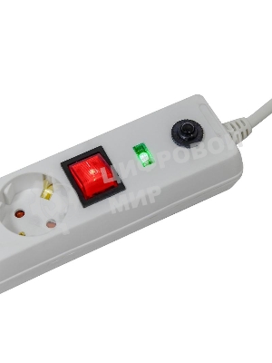 Сетевой фильтр IEK WFP10-16-05-01-N СФ-05К-выкл. 5 мест 2Р + PE/1,5 метра3х1 мм2