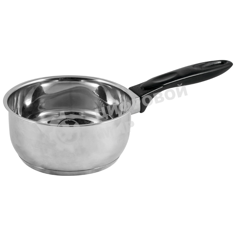 Ковш MALLONY MESTOLO-14 из нерж стали с бак ручкой, капс дно, 1 литр, зеркальная полировка, 14 см