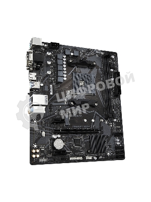 Материнская плата Gigabyte A520M S2H, AM4, AMD A520, 2xDDR4, 4xSATA, 1xM.2, 1xPCIe 3.0 x16, 2xPCIe x1, 1xHDMI, 1xDVI-D, 1xVGA, 1x 1Gb LAN, 4xUSB-A 3.2 Gen 1, 2xUSB-A 2.0, 3x3.5 мм, 7.1, mATX