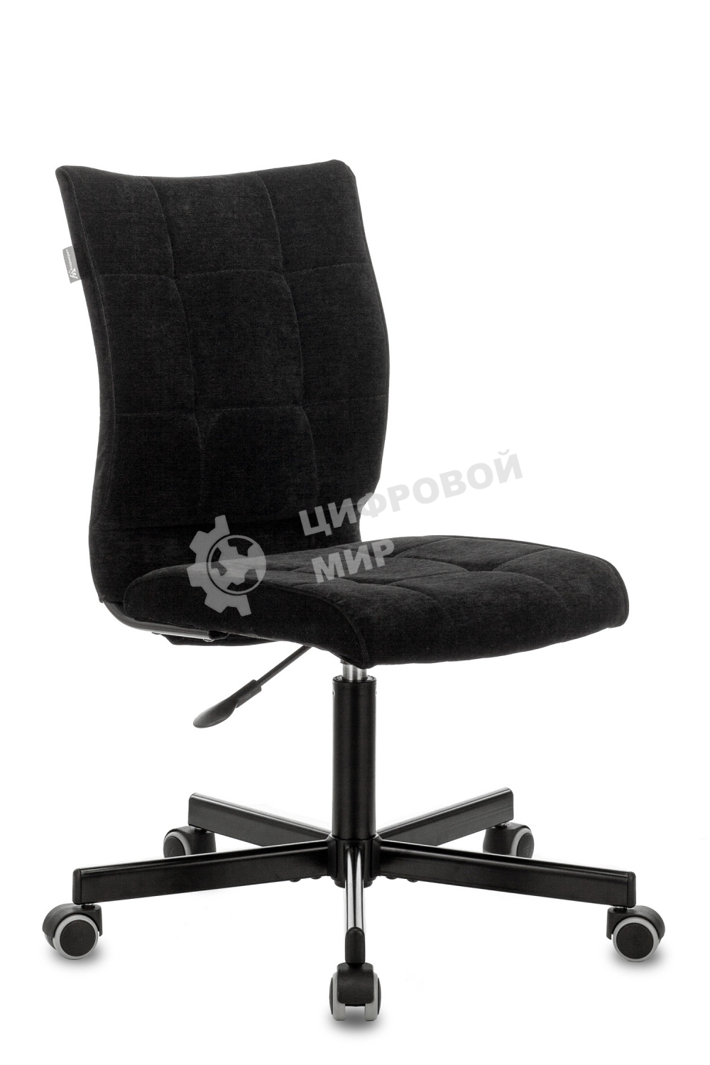 Кресло компьютерное Бюрократ CH-330M/LT-20 без подлокотников, черный, крестовина металл