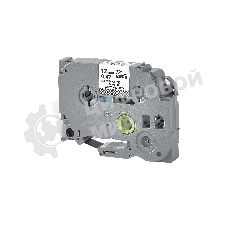 Кассета с лентой S'OK by Sakura Printing TZESE3 для Brother, черный на белом, 12мм/8м, наклейка