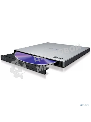 Оптический привод DVD-RW LG GP57ES40 серебристый USB внешний
