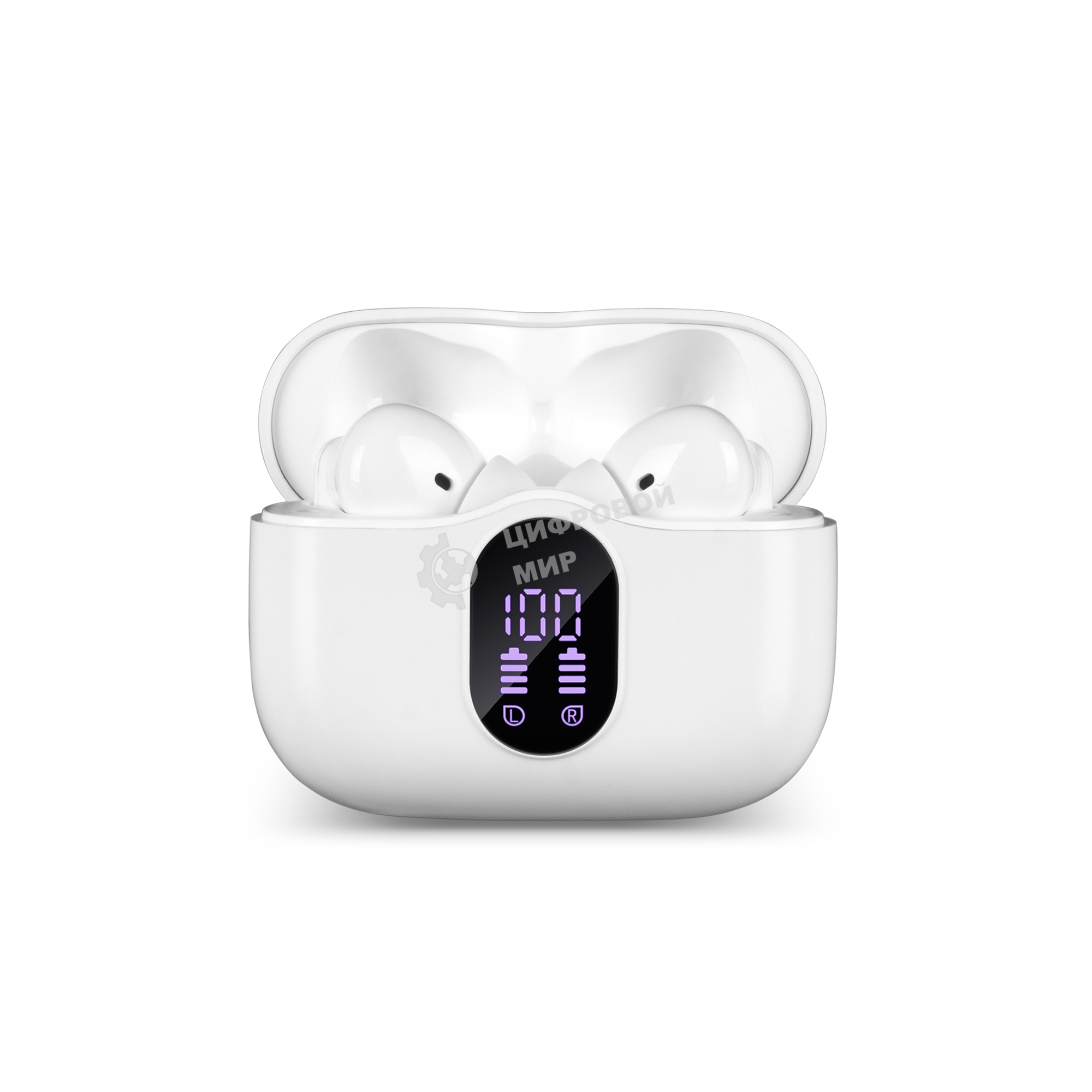 Беспроводные внутриканальные наушники с микрофоном Sven E-310B, белый (Bluetooth, TWS, ANC, ENC, APP)