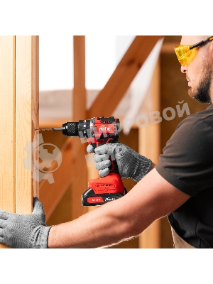 Дрель-шуруповерт MTX CIDS-BL-20, 20 В, 2 Ач, 60 Нм, бесщеточный, ударный