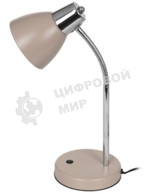 Настольная лампа Camelion (15186) KD-359 C26 40W/E27 тауп