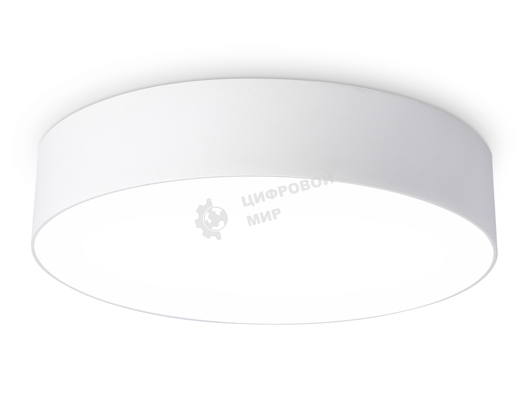Потолочный светодиодный светильник Ambrella light FV5524 WH белый LED 35W 4200K D300*58 (Без ПДУ)