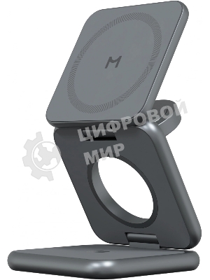 Беспроводное зарядное устройство Magssory fold pro 23W 3A+2.22A (PD+QC+QI) USB Type-C для Apple темно-синий (WCH063M)