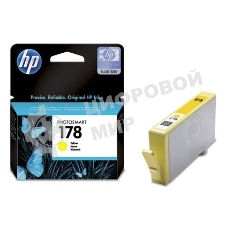 Картридж струйный HP №178 CB320HE желтый для HP C5383/C6383/B8553/D5463 (300 стр.)