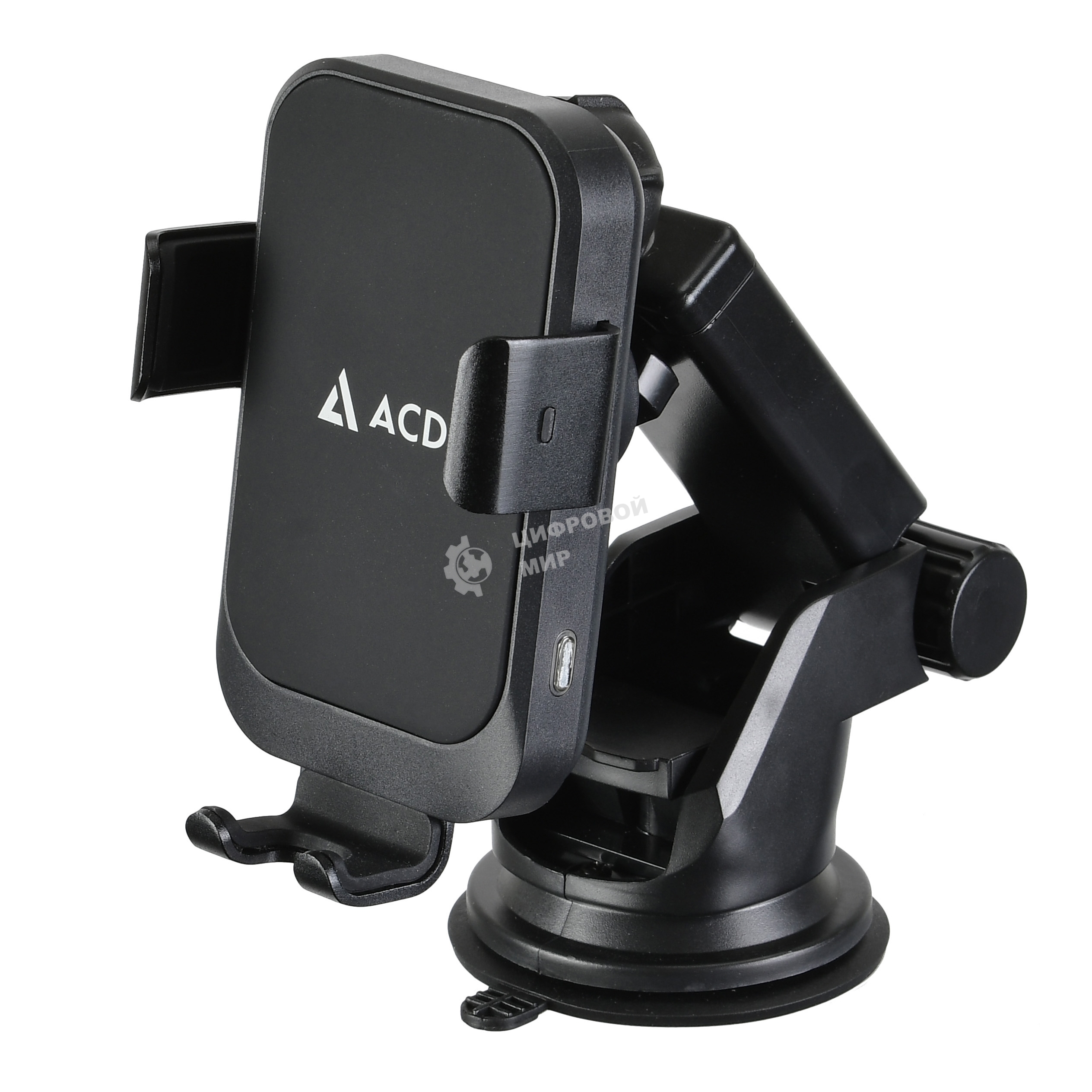Автомобильная беспроводная зарядка-держатель с QC ACD 15Вт, 5В/2А~12В/1,5А RTL