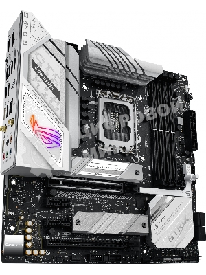 Материнская плата ASUS ROG STRIX B760-G GAMING WIFI, LGA 1700, Intel B760, 4xDDR5, 4xSATA, 2xM.2, 1xPCIe 5.0 x16, 1xPCIe 4.0 x4, 1xHDMI, 1xDP, 1x 2.5Gb LAN, 1xUSB-A 3.2 Gen 2, 2xUSB-A 3.2 Gen 1, 4xUSB-A 2.0, 1xUSB-C 3.2 Gen 1, 1xUSB-C 3.2 Gen 2x2, 5x3.5 мм, 7.1, mATX