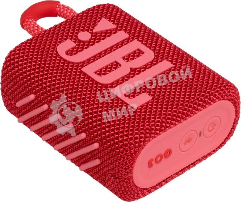 Портативная акустика JBL GO 3, красный