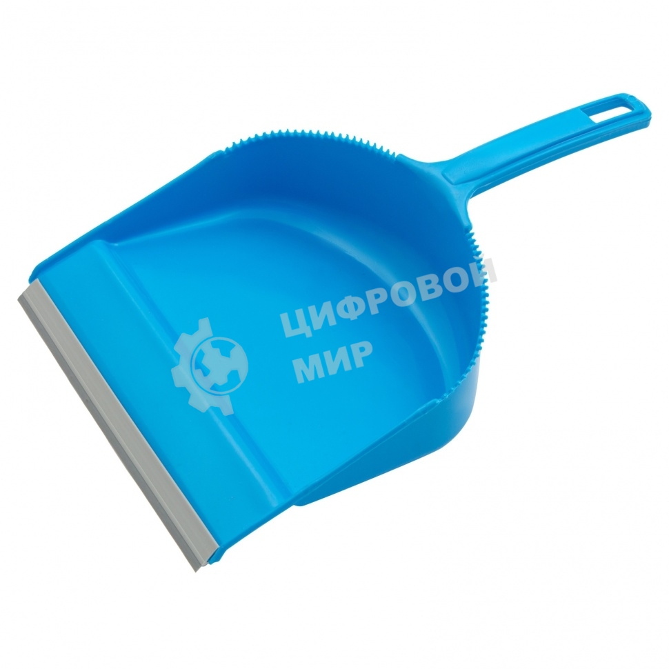 Набор Palisad Home: совок с кромкой 330x225 мм и щетка-сметка 285 мм, голубой