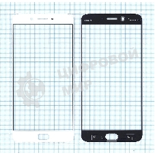 Защитное стекло для Oppo R9s Plus белый