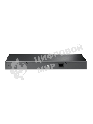 Коммутатор сетевой JetStream 24-port 10/100Mbps + 4-port Gigabit L2 Smart Switch with 24-port PoE+, PoE budget up to 250W, support PoE power management, with abundant L2 features,1U rack mountable, full managed via web UI/CLI/SSH/Telnet/SNMP