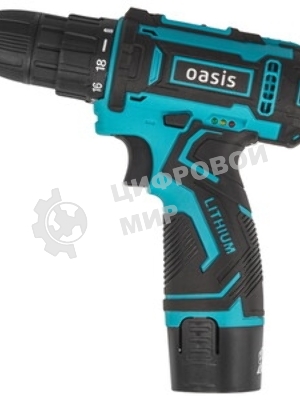 Дрель-шуруповерт Oasis ASB-12S /J/ 201, 12 В, 2 Ач, 30 Нм, щеточный