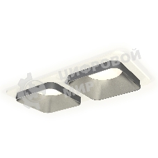 Комплект встраиваемого светильника Ambrella light XC7905003 SWH/SSL белый песок/серебро песок MR16 GU5.3 (C7905, N7703)