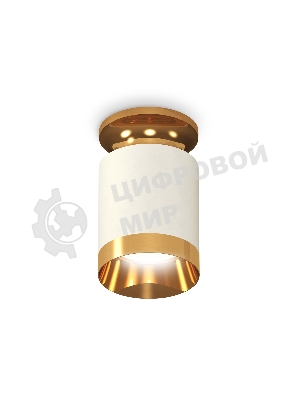 Светильник Ambrella Light XS6301180 SWH/PYG белый песок/золото желтое полированное MR16 GU5.3 (N6905, C6301, N6134)
