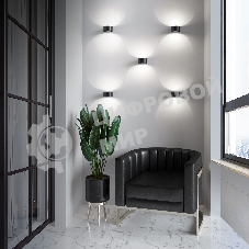Светильник настенный светодиодный MRL LED 1045 / Coneto LED черный 4000К