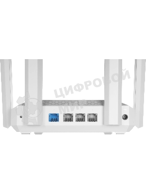 Роутер беспроводной Keenetic Netcraze Sprinter (NС-3711) AX3000 10/100/1000BASE-TX белый
