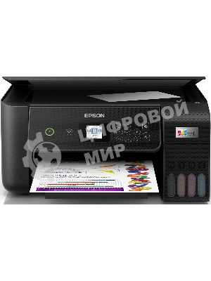 МФУ струйное Epson L3260 (C11CJ66409/C11CJ66507/C11CJ66511/C11CJ66414/C11CK58507), A4, цветной, печ. до 33 стр/мин. (ч/б) до 15 стр/мин. (цвет), 1440 x 5760 dpi (печать) 1200x2400dpi (скан.), USB, Wi-Fi, Air Print, Mopria