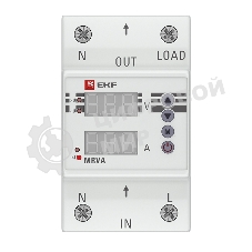 Реле напряжения и тока с дисплеем MRVA 63А PROxima EKF MRVA-63A
