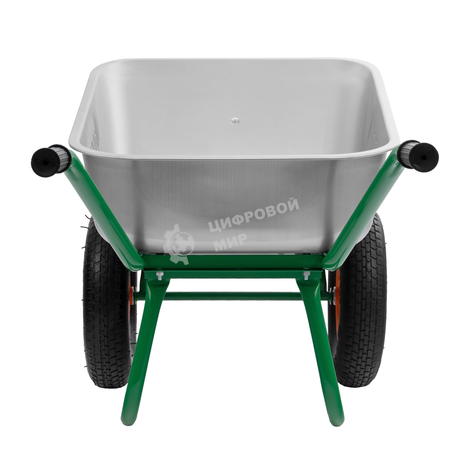 Тачка садово-строительная Palisad 2-х колесная, усиленная, грузоподъемность 320 кг, объем 100 л