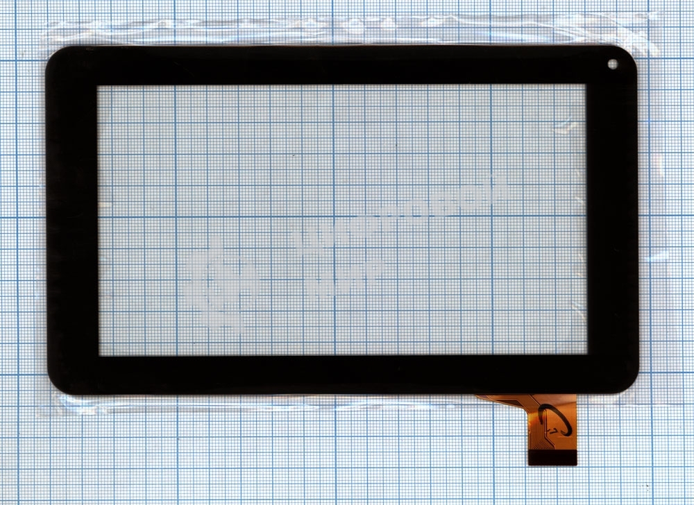 Сенсорное стекло (тачскрин) FM700405KD, черное