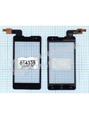 Сенсорное стекло (тачскрин) T399 VER1.2 для DNS S4003, черное