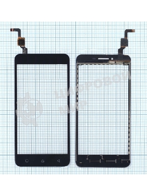 Сенсорное стекло (тачскрин) для Lenovo Lemon 3 (K32C36) черное
