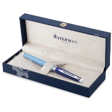 Ручка роллер Waterman Hemisphere Colour Blocking (2179926) Blue CT F черн. черн. подар.кор.