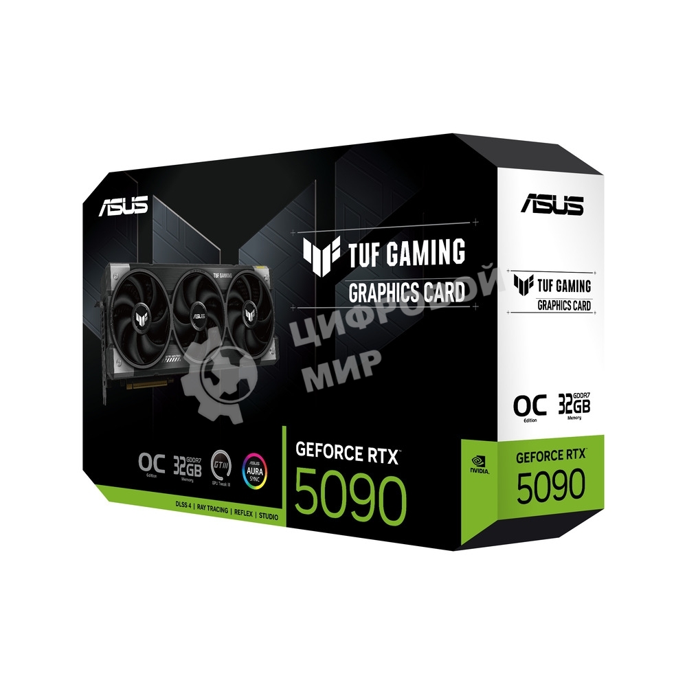Видеокарта Asus GeForce RTX 5090 TUF Gaming OC 32Gb GDDR7 DLSS4 (90YV0LY0-M0NA00)