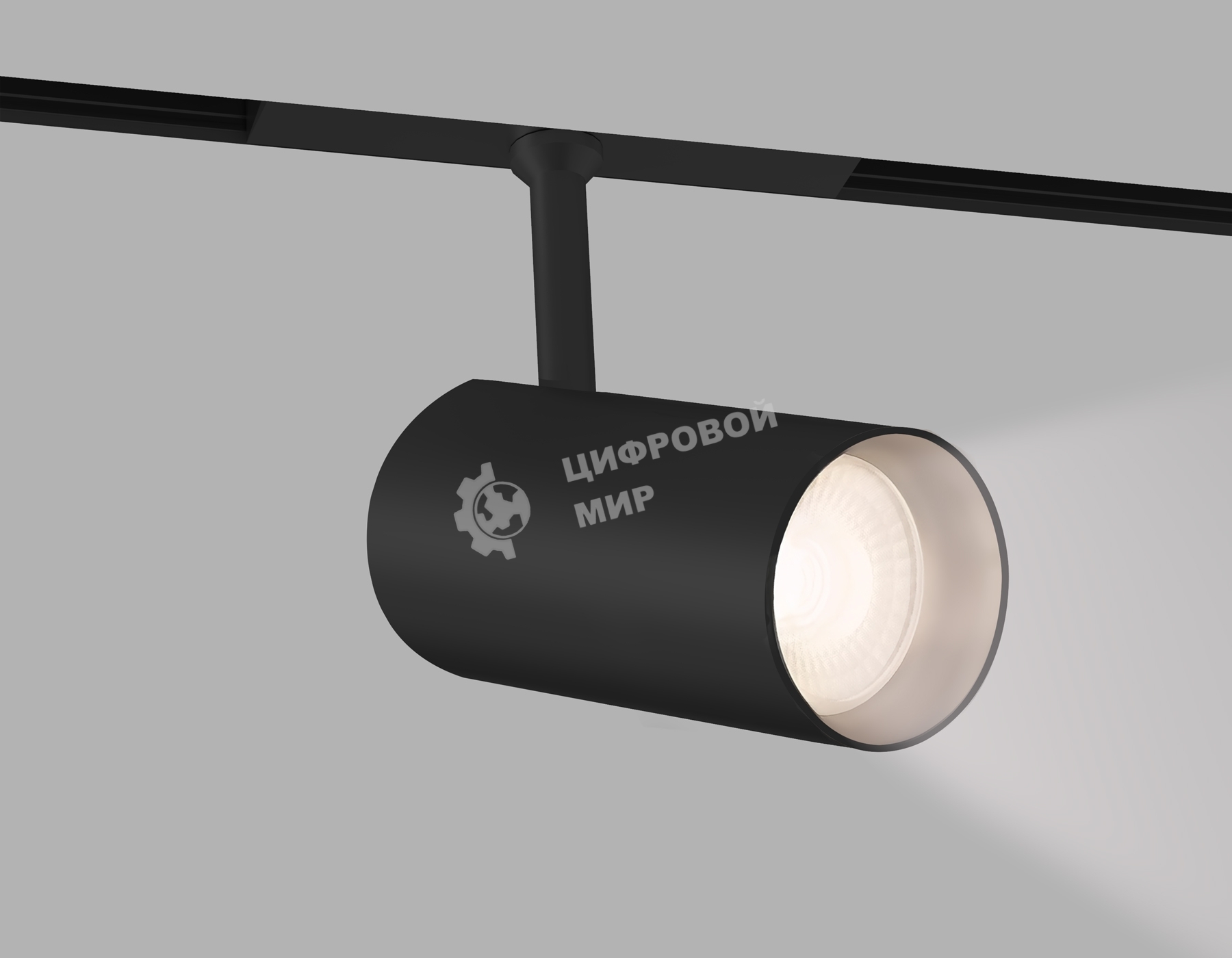 Трековый акцентный светильник Ambrella light GL4435 BK черный IP20 20W 3CCT 3000-6000K SMART 48V 24° D65*140