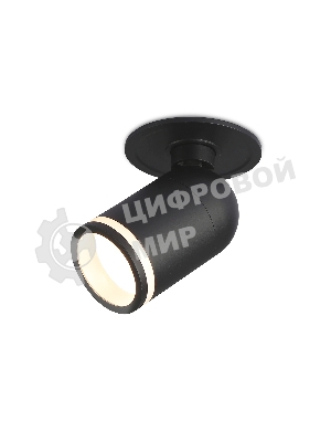 Светильник Ambrella light TA1273 SBK/FR черный песок/белый матовый MR16 GU5.3 D55*136