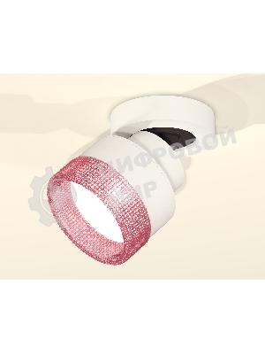 Светильник Ambrella Light XM8101042 SWH/PI белый песок/розовый GX53 (A2228, A2105, C8101, N8486)