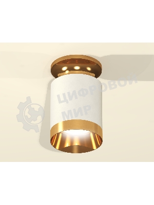 Светильник Ambrella Light XS6301180 SWH/PYG белый песок/золото желтое полированное MR16 GU5.3 (N6905, C6301, N6134)