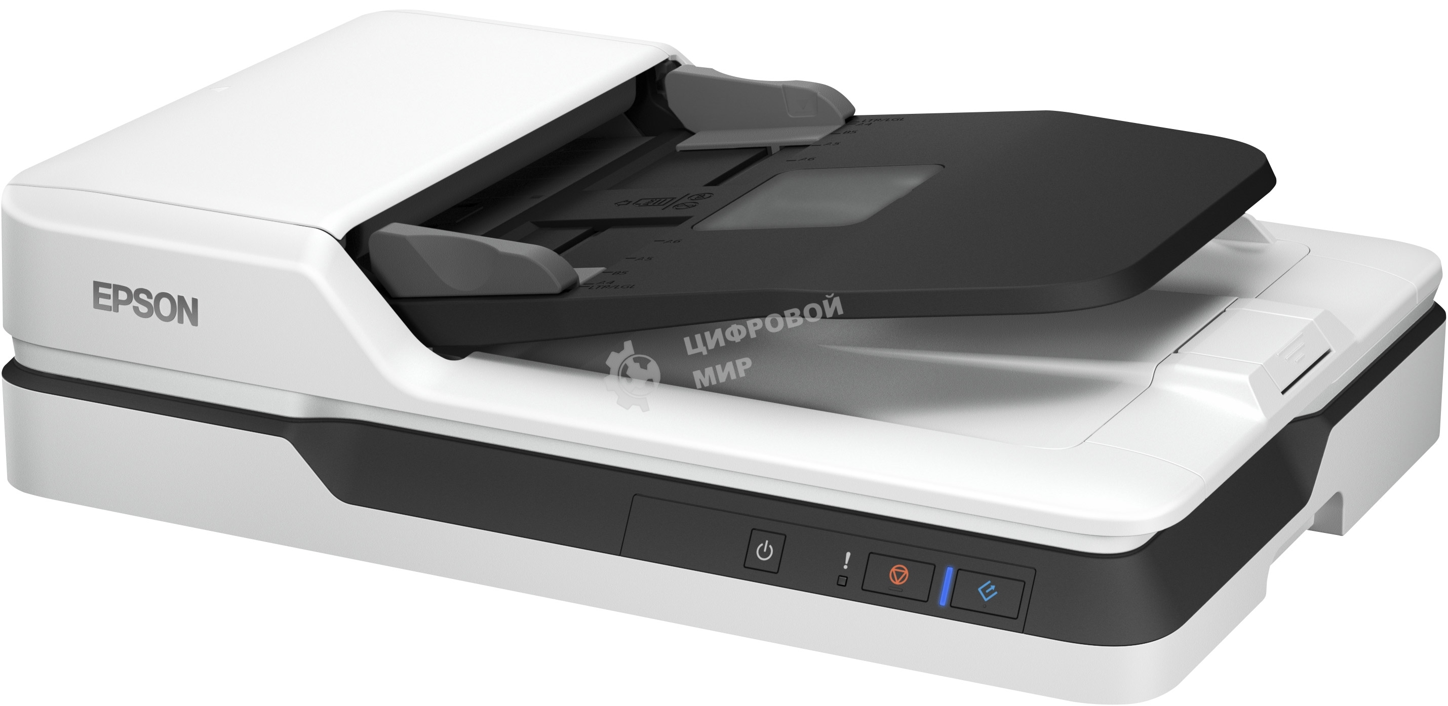 Сканер Epson WorkForce DS-1630 (B11B239401) планшетный, A4, CIS, 600x600 dpi, двусторонный автоподатчик, USB 3.0