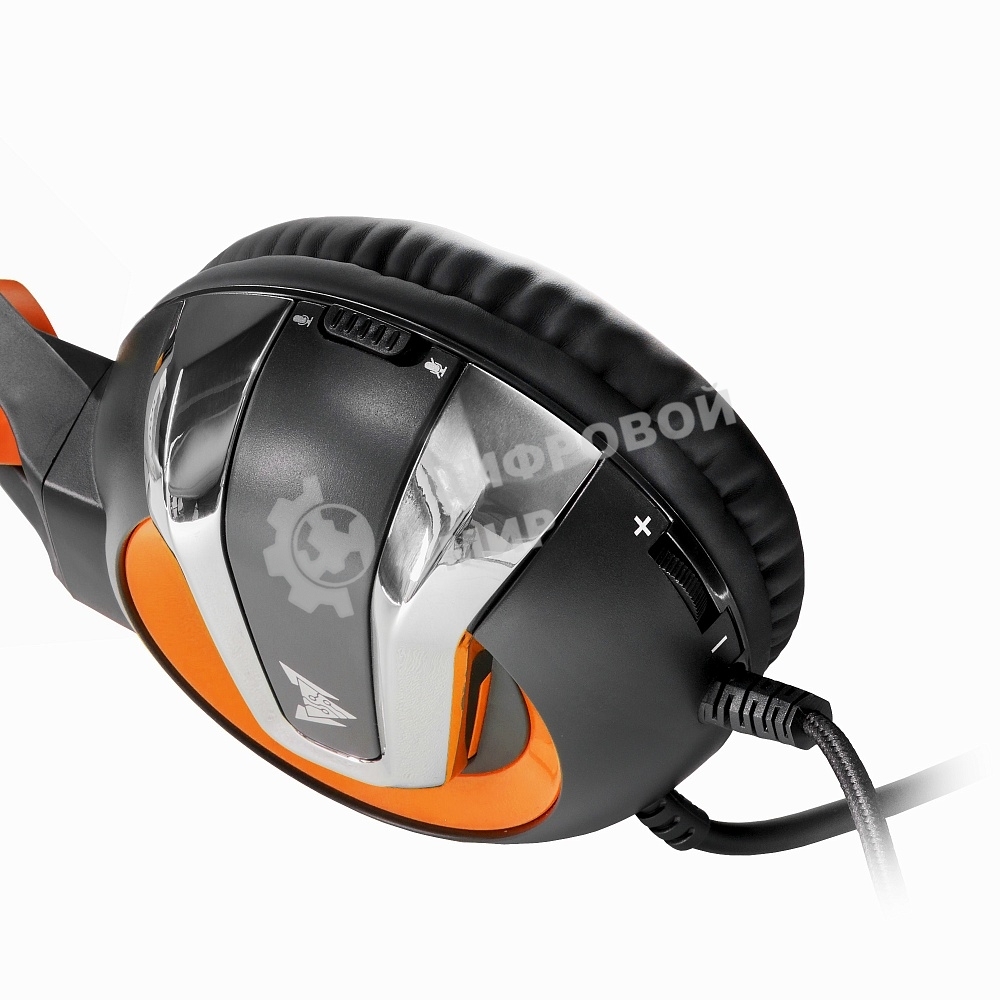 Гарнитура проводная игровая CROWN CMGH-3003 Black&orange