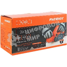 Рубанок электрический PATRIOT PL 850, мощность 900Вт, ширина строгания 82 мм, комплект для выборки четверти