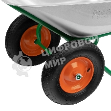 Тачка садово-строительная Palisad 2-х колесная, усиленная, грузоподъемность 320 кг, объем 100 л