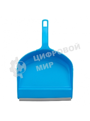 Набор Palisad Home: совок с кромкой 330x225 мм и щетка-сметка 285 мм, голубой