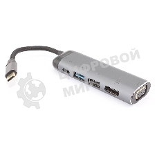 Кабель Type-C на VGA + HDMI + USB 3.1 + Type C + PD + USB 2.0