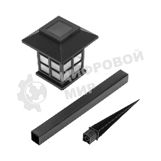 Светильник грунтовый Rexant Дуфу, 4000К, встроенный аккумулятор, солнечная панель, коллекция Пекин (комплект 4 шт)